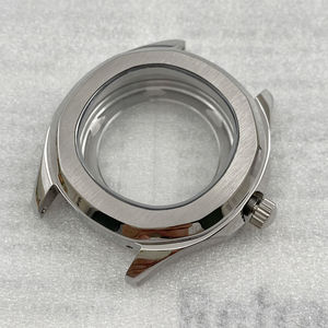 Kit de caja y correa de acero inoxidable de 42 mm con cristal de zafiro, apto para esfera de 32 mm y movimiento NH35 - Product Image 5