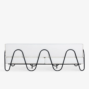 Divano in Metallo e Acciaio Impermeabile di Design Moderno e Vintage per Hotel, Villa, Balcone, Giardino e Patio - Product Image 3