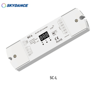 Skydance SC-L 5-24VDC RF SPI Pengontrol LED untuk Lampu Putih/RGB/RGBW Pixel Led Strip Kompatibel dengan 47 Jenis IC Penggerak