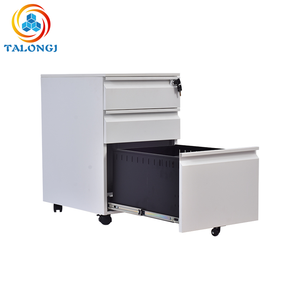 Wholesale 3-Drawer <b>Lockable</b> Metal Mobile Filing <b>Cabinet</b> with Wheels Commercial Office Under Desk <b>Storage</b> - Product Image 5