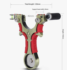 <span class=keywords><strong>Tirachinas</strong></span> magnético fuerte para exteriores, producto de aleación de zinc de piel plana, velocidad de prensado rápido, capaz de atraer bolas de acero - Product Image 3