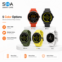 Montre intelligente d'aventure en plein air personnalisée Elite avec boussole, altimètre, baromètre, navigation de route et écran AMOLED pour les explorateurs