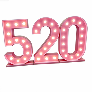 Lampes LED lumineuses en forme de chiffres et de lettres pour la décoration de fêtes d'<span class=keywords><strong>anniversaire</strong></span> - Product Image 3