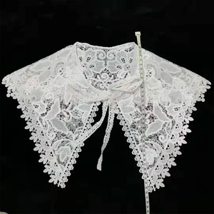 Patrón de <span class=keywords><strong>cuello</strong></span> <span class=keywords><strong>falso</strong></span> para <span class=keywords><strong>mujer</strong></span>, parche decorativo de flor hueca, ropa para <span class=keywords><strong>mujer</strong></span>, <span class=keywords><strong>cuello</strong></span> - Product Image 5