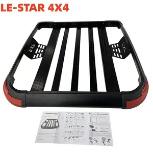 LE-STAR 4X4 מכירה ישירה במפעל מתלה מזוודות גג איכותי, מתלה מטען חדש אוניברסלי לרכב מתלה גג מתאים לכל רכב