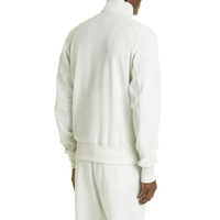 Wellone – veste de basket-ball avec Logo brodé personnalisé, pas cher, blanc, 100% Polyester, pour homme