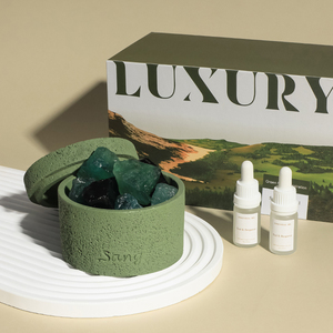 Nhà Hương thơm làm mát không khí dung nham đá xi măng Jar hương liệu đá tự nhiên tinh thể khuếch tán hương liệu - Product Image 3