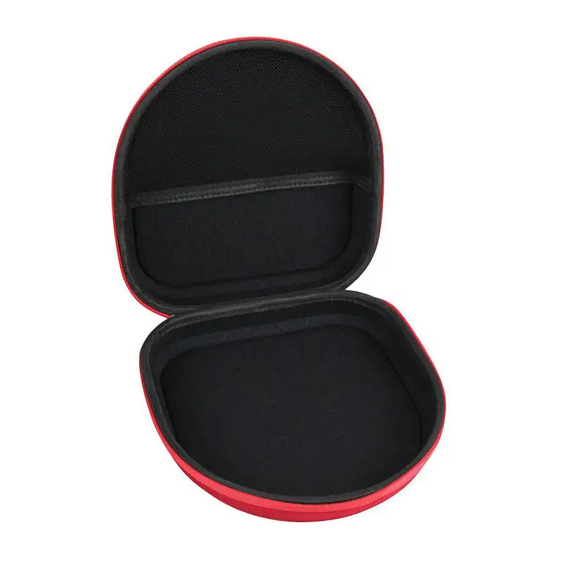 Красный переносной чехол EVA для наушников 1680D EVA jersey материал застежка-молния ручка противоударный чехол EVA для хранения