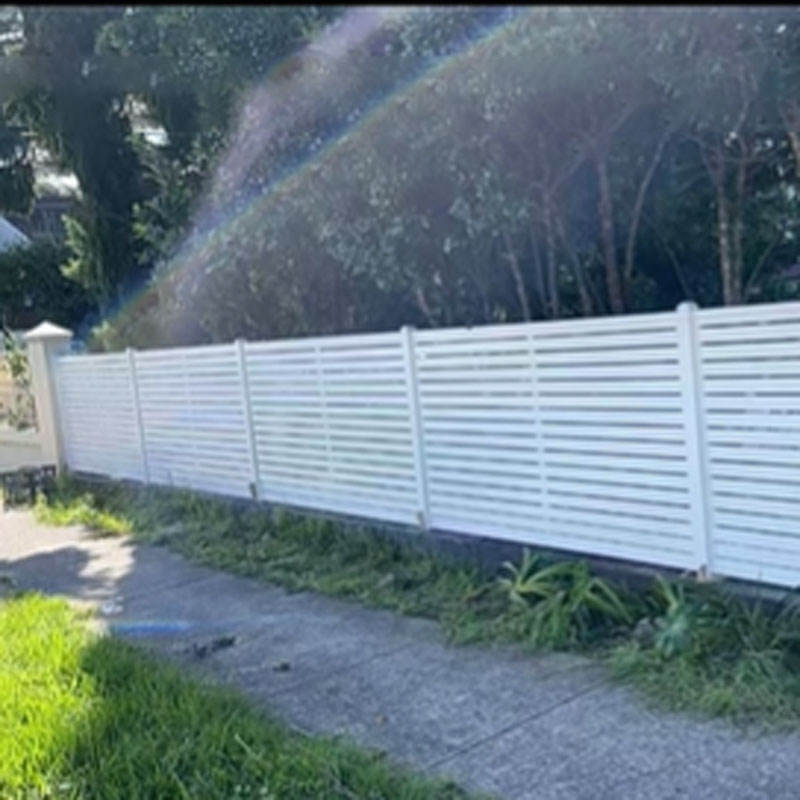 Customizable Aluminum Privacy Fence Louvered Slat Fencing for Outdoor ...