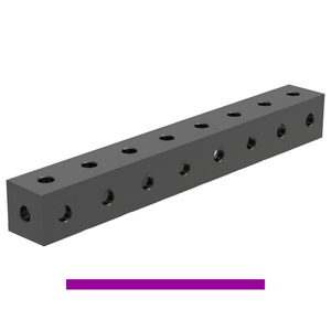Bloc de connexion SteelExpert GPPH 800x100x100mm trous 28mm - Product Image 1