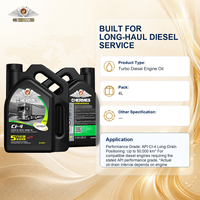 Huile moteur diesel turbo longue durée API CI-4 jusqu'à 50 000 km 4L Fabricant OEM sous marque privée