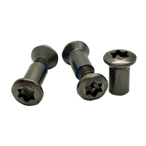 Ràng Buộc Thùng Torx Chicago Vít Bạc <span class=keywords><strong>4</strong></span> <span class=keywords><strong>Mm</strong></span> M2 2M Nhôm 6062 Vòng Phẳng Nút Đầu Thép Không Gỉ chicago Vít - Product Image 3