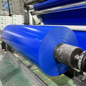 <span class=keywords><strong>Bâche</strong></span> enduite de PVC de couleur bleue résistante 650gsm 3 mètres de largeur de <span class=keywords><strong>bâche</strong></span> imperméable extérieure Rolls de PVC - Product Image 1