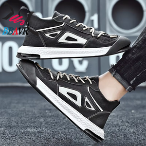 Chaussures de sport décontractées pour homme, respirantes, noires, de marque, personnalisées - Product Image 6
