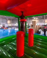 Ventes directes d'usine Combo Centre de divertissement pour enfants Château gonflable Toboggan sec Maison gonflable