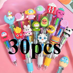 30 Mini Bolígrafos de <span class=keywords><strong>Gel</strong></span> Cuatro en Uno con Diseño de Dibujos Animados, Bolígrafos de <span class=keywords><strong>4</strong></span> <span class=keywords><strong>Colores</strong></span>, Papelería Linda y Portátil, Pequeños Regalos - Product Image 5