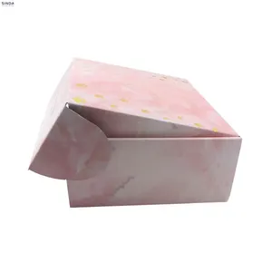 हस्तनिर्मित अनुकूलित पूर्ण रंग मुद्रण लोगो गर्म मुद्रांकन के साथ गत्ते का डिब्बा गत्ता कागज उपहार मेलर बॉक्स क्लोजर बॉक्स