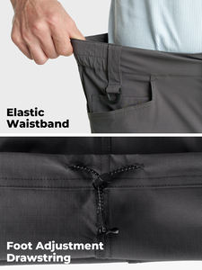 Pantalones Tácticos de Senderismo para Hombre, Resistentes al Agua, de Secado Rápido, Ligeros y Elásticos, con 9 Bolsillos, Pantalones Cargo para Exteriores, OEM - Product Image 6
