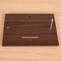 Cadre d'affichage en bois acrylique noyer fait à la main A3 A4 A5 porte-certificat récompenses support Photo détachable créatif pour table