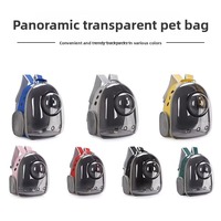Nouveau sac à dos de transport pour chat en PVC transparent, étanche, portable, tendance, sac pour animaux de compagnie de type Space-Pod, respirant, léger et élégant pour les sorties