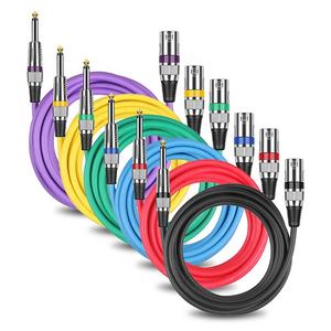 Cable Adaptador de Audio Estéreo a XLR Macho, Jack Mono TS de 6.35 mm (1/4\") para Micrófono e Instrumentos - Product Image 1