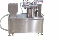 Machine de remplissage et de bouchage de verre entièrement automatique à double tête avec contrôle PLC haute précision sans outils ni démontage local