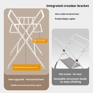 <span class=keywords><strong>Table</strong></span> à <span class=keywords><strong>langer</strong></span> pliable multifonctionnelle en plastique pour bébé avec fonction de bain pour nouveau-nés - Product Image 2