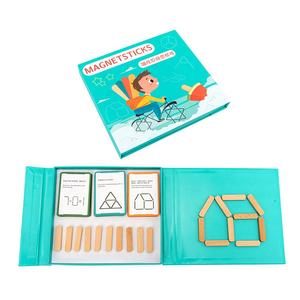 Palo <span class=keywords><strong>de</strong></span> Madera a Juego Montessori para Niños, Juguete Educativo <span class=keywords><strong>de</strong></span> Aprendizaje Temprano, Juego <span class=keywords><strong>de</strong></span> Pensamiento Lógico DIY, Palo <span class=keywords><strong>de</strong></span> Helado <span class=keywords><strong>de</strong></span> Madera, Rompecabezas - Product Image 1