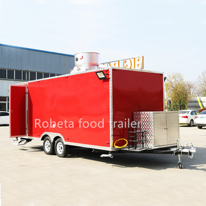 Remorque de restauration avec 3 éviers, chariot de restauration entièrement équipé de 5,5 m avec barbecue, camion de restauration, hot-dogs, pizzas, glaces, glaces pilées - Product Image 5