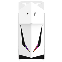 White ATX PC Case Mid Tower Tempered ATX Computer Cases Towers PC Gaming Computer Cases