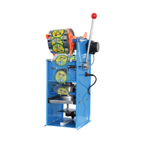 HL-95B HUALIAN Machine automatique de remplissage et de capsulage de jus de fruits Machine de cachetage/Machine de scellage bouteilles en plastique pour tasse de lait