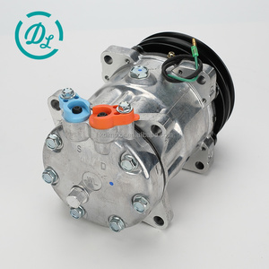 คอมเพรสเซอร์แอร์พรีเมียม EexcavaStart รุ่น SD7H15 HD512-1 สำหรับรถขุด อะไหล่ทดแทนที่เชื่อถือได้ ประสิทธิภาพสูง สำหรับเครื่องยนต์ 4D34 รับประกัน 1 ปี ผลิตโดยแบรนด์ดัง - Product Image 5