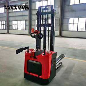 Carregamento LTMG 1500KG Caminhão De Paletes Tipo Estante Empilhador De Paletes Elétrico Portátil Empilhador De Paletes Elétrico - Product Image 1