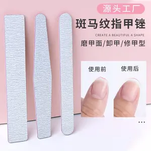 Оптовая продажа, прочная пилка для ногтей, двухсторонний пилочка для ногтей с зернистостями