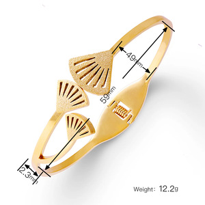 Bracelet pour femme en acier inoxydable plaqué or diamanté, motif LotusS Pong Fox Pentagram, ne se décolore pas, cadeau idéal, best-seller <span class=keywords><strong>TikTok</strong></span> - Product Image 5