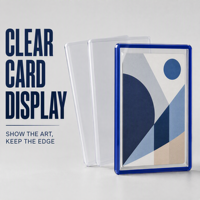 Lot de cartes de visite PVC 35pt avec bande latérale couleur, format 3x4, motif Étoile Rêveuse, cartes rigides, style tendance, imprimées au laser/sérigraphie, vente en gros