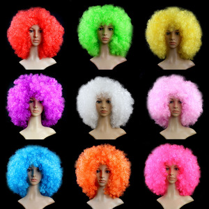 <span class=keywords><strong>Peluca</strong></span> de <span class=keywords><strong>Payaso</strong></span> Arlequín con Rizos Cortos a Precio Económico, <span class=keywords><strong>Peluca</strong></span> Afro Marrón para Fanáticos del Deporte, Unisex, para Hombres y Mujeres, Cosplay, Anime, Divertida - Product Image 6