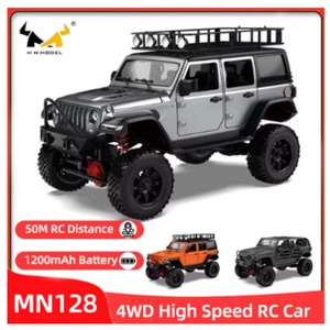 SJY-MN128 Coche RC a Escala Completa, Modelo de Coche Teledirigido Wrangler 4WD, Coche de Escalada, Vehículo Todoterreno de Simulación, Juguete - Product Image 3