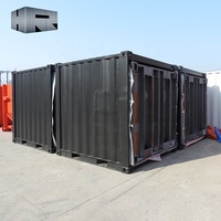 Mini bricolage conteneur d'expédition personnalisé nouvel état petit magasin Garage entrepôt sauna chambres avec porte semi-finie