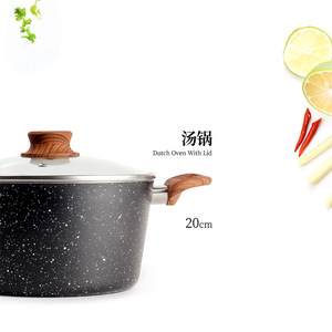 Non Stick <b>Cookware</b> <b>Set</b> 2 Piece Frying Pan Saucepan Maifan Stone Oven Safe Hand Wash Only Gift <b>Set</b> - Product Image 5