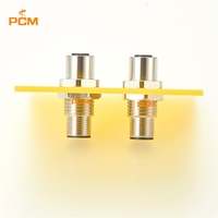 Adaptateur traversant M12 A-Code 12 broches mâle-femelle pour communication industrielle IO-Link CAN CANopen DeviceNet PROFIBUS