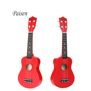<span class=keywords><strong>Paisen</strong></span> 21 pulgadas rojo de madera Ukulele Soprano OEM Hawaii guitarra <span class=keywords><strong>Ukelele</strong></span> para principiantes ukele - Product Image 1