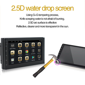 P9 7 Inch Car Head Unit Music <strong>System</strong> 2 Din <strong>Navigation</strong> BT Hands Free Call Car Stereo for Universal <strong>Automobile</strong> with Reverse Camera - Product Image 2