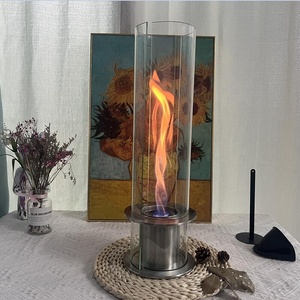 Ur-health <span class=keywords><strong>Tornado</strong></span> 120mm 90mm Chimenea de mesa en negro Venta caliente <span class=keywords><strong>Tornado</strong></span> Flame Alcohol Chimenea - Product Image 6