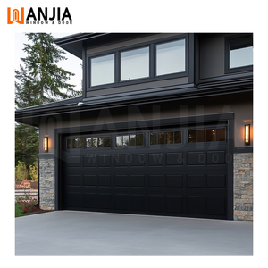 Porte de <span class=keywords><strong>garage</strong></span> sectionnelle automatique en aluminium sur mesure, isolée, anti-effraction - Product Image 5