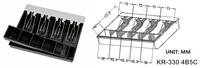 Sistem POS Elektronik Heavy Duty 4 Uang Kertas 5 Koin, Laci Kas Aman dan Terlindungi dengan Port RJ11/RJ12