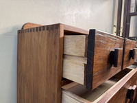 Meuble de rangement modulaire en bois dur importé de haute qualité avec tiroirs pour projets d'appartements – Prix usine de gros
