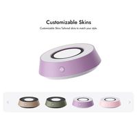 Base lumineuse ambiante portable IMOTO en plastique avec LED RGB, 14 modes, chargement Type-C/USB-A, sans batterie, accessoire pour kits de chicha électronique