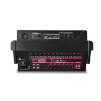Console de mixage numérique Linux 16/24/32 canaux avec faders motorisés Dante extensible pour système audio de conférence et de performance en direct