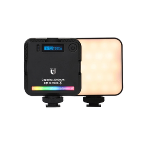 Mini Lámpara LED Portátil de Plástico, Regulable, a Todo Color, 6W RGB, para Cámara, Viajes, Video, Fotografía, Flash, Selfie - Product Image 1